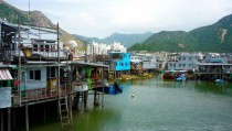 the stilted fishing village of Tai O near Hong Kong 