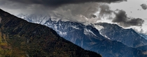 The Stormy Mountains at Servoz France 