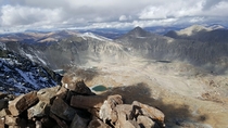 The summit from Quandary Peak October  