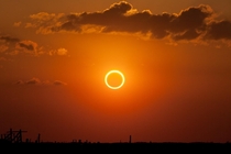 The Sun During an Annular Eclipse  when the Sun is close to its minimum distance amp the Moon close to its maximum 