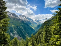 The Swiss Alps in Uri near Gscheneralp - 