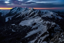 The Swiss Alps taken from the Matterhorn 