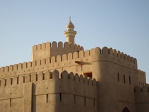 The th century Nizwa Fortress in Oman