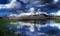 The thawing in Castelluccio di Norcia Sibillini Mountains National Park Umbria Italy  Photo by Francesco Russo