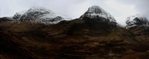 The Three Sisters in GlencoeScottish Highlands Scotland 