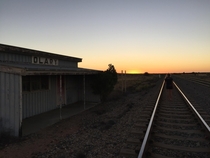 The trains dont stop here anymore Olary South Australia 
