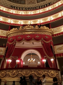 The Tzars box The Alexandrinsky Theatre St Petersburg 