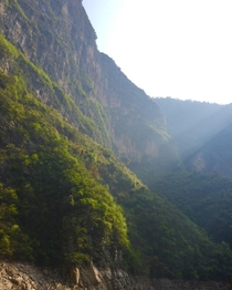 The valleys and mountains in Asia are amazing taken in Southeastern China 