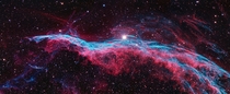 The Veil Nebula located in the constellation Cygnus 