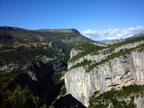 The Verdon Gorge France  One of the biggest canyons in Europe