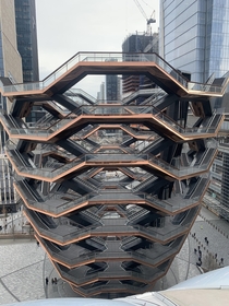 The Vessel by Thomas Heatherwick Hudson Yards NYC 