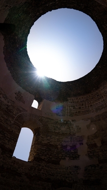 The Vestibule in Diocletians Palace in Split Croatia 
