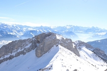 The view from Mt Pilatus Switzerland this past weekend 