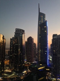 The view from my clients office in Dubai
