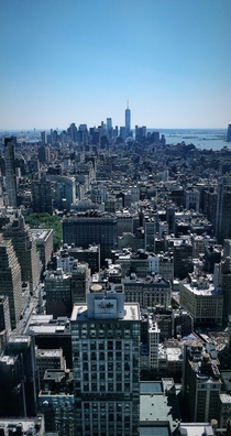 The view from the Empire State Building today