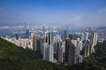 The view from Victoria Peak Hong Kong Island - The most vertical city in the world