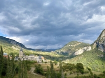 The village of Sin in the Aragn Pyrenees Spain 