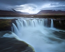 The Waterfall of Gods Godafoss Iceland 