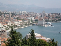 The waterfront in Split Croatia 