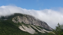 The way these clouds came over the mountain Route N Franconia NH  x