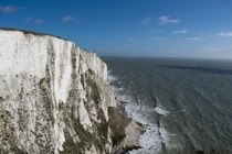The White Cliffs of Dover on a sunny morning 