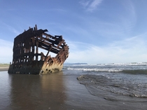 The Wreck of the Peter Iredale on the Oregon Coast 