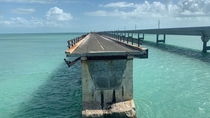 These abandoned sections next to the Overseas Highway roads to nowhere