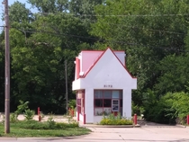 This abandoned drive-thru only McDonalds in my town Topeka KS