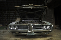 This abandoned  Pontiac Catalina  Sport Coupe