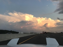 This beautiful big front coming into Philly last night