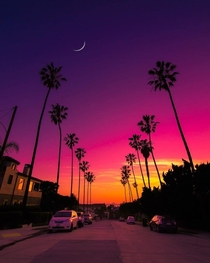 This beautiful sunset in San Diego California