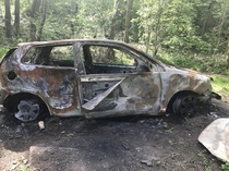 This car has been in my local woods forever