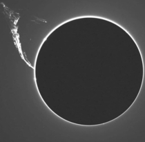 This enormous filament of charged particles from the Sun