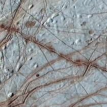This image from NASAs Galileo mission in the s offers a clouse-up view of the complex terrain of Jupiters moon Europa