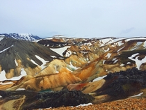 This is a real place on planet earth Landmannalaugar in Icelands highlands 