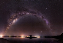 This is a  shot MP image I took recently of the Milky Way over Island Point in Western Australia 