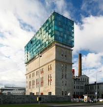 This is an office building in Estonia Renovated on top of a limestone building from the early s by KOKO Architects 