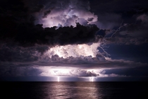 This is one of the Weather Channels best photos of  It was shot from the Venice Pier in Venice Florida OC