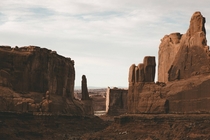 This is Wall Street in Arches National Park UT Ironically named its void of any human development or corruption 