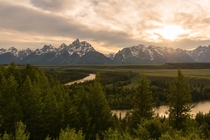 This is why I always get to location BEFORE sunset Grand Tetons WY 