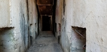 This maintinence hallway at abandoned sugar mill in Cuba 