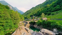 This Romanic bridge in Switzerland 