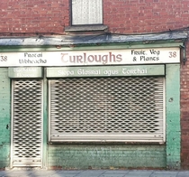 This shop left all alone on an Irish city centre street