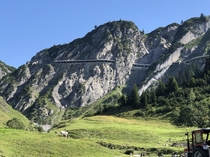 This tunnel through the Austrian Alps