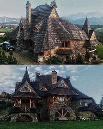 This Wooden cottage nestled in the Tatra Mountains of Poland