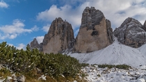 Three Peaks in South Tyrol in October 