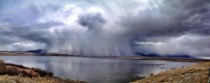 Thunderstorm over Ennis Lake Montana 