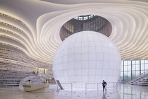 Tianjin library in China 