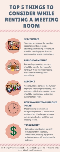 Tips to consider while renting a meeting room