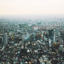 Tokyo as seen from above 